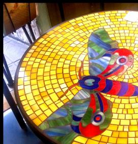 Плитка мозаика круглая - вариант 1