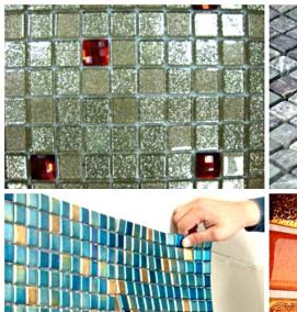 Плитка мозаика круглая - вариант 3