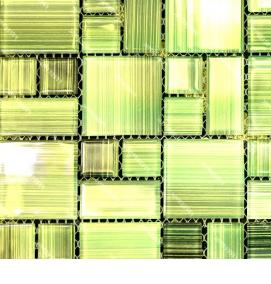 Плитка мозаика зеленая - модель 2