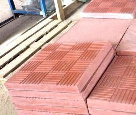 Плитка тротуарная 300х300х30 мм 8 кирпичей - тип 4