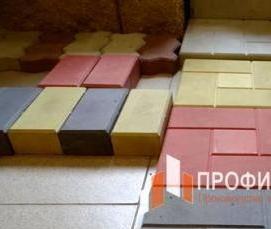 Плитка тротуарная 300х300х30 мм тучка - вариант 3