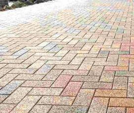 Плитка тротуарная брусчатка 60 мм - тип 2