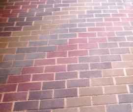 Плитка тротуарная кирпичик 60 мм - вариант 4