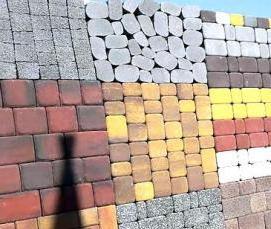 Плитка тротуарная прямоугольная - модель 1