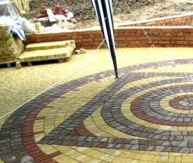 Плитка тротуарная в загородный дом - модель 2