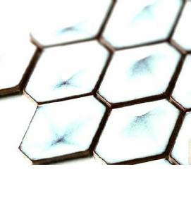 Плитки керамические для полов рельефные глазурованные - модель 1