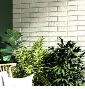 Плитки керамические фасадные толщиной 9 мм - модель 1