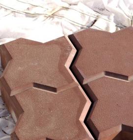 Плиты бетонные тротуарные - тип 1