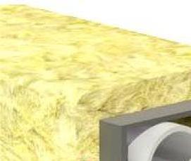 Плиты из минеральной ваты гофрированной структуры - модель 3