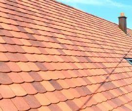 Плоская керамическая черепица - модель 2