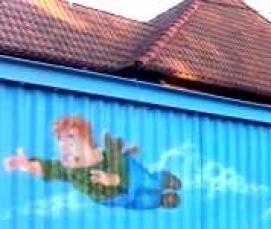 Плоский шифер под кирпич - вариант 2