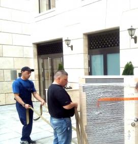 Подъем груза на этаж без лифта - модель 2