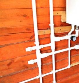 Подключение газового оборудования в доме - вариант 2