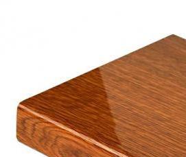 Подоконник коричневый пластиковый - вариант 4