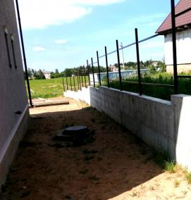 Подпорная стенка сборная - вариант 1