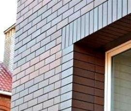 Подсистема для клинкерной плитки фасада - вариант 3