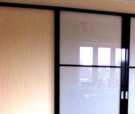 Подвесные межкомнатные двери без нижней направляющей - вариант 3