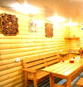 Поленница для бани - вариант 2