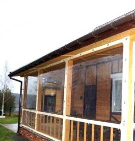 Поликарбонат сотовый для террасы - модель 2