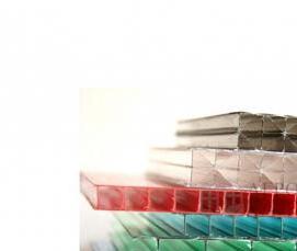 Поликарбонат сотовый толщиной 10 мм прозрачный - тип 4