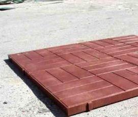 Полимерпесчаная плита - вариант 4