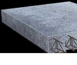 Полистиролбетонные плиты перекрытия - модель 1