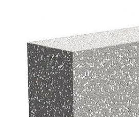 Полнотелый бетонный фундаментный блок 40х20х20 см - модель 4