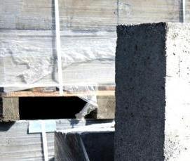 Полнотелый блок пескоцементный - вариант 2