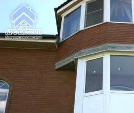 Полукруглые пластиковые окна - вариант 3