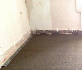 Полусухая стяжка для теплого пола - вариант 4