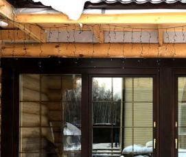 Портальные деревянные окна - модель 3