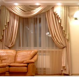 Пошив французской шторы - тип 3