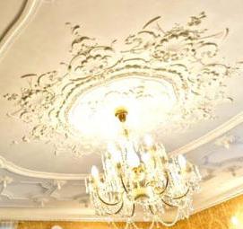 Потолочная розетка под люстру - вариант 1