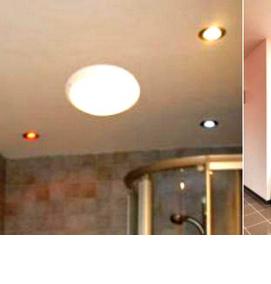Потолочно настенные светильники для ванной - вариант 2