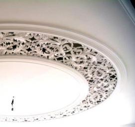 Потолочные розетки из пенопласта - вариант 3