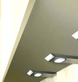 Потолочные светильники светодиодные накладные для кухни - вариант 3