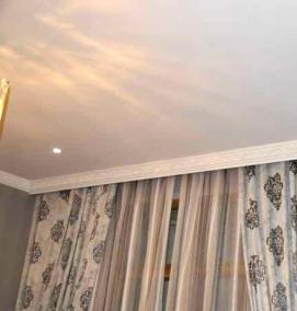 Потолочный карниз с закругленными краями - тип 1