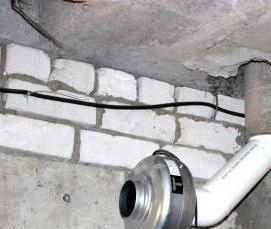 Принудительная приточная вентиляция - вариант 1