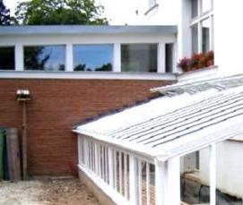 Пристенная теплица - модель 4