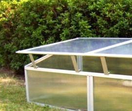 Пристенная зимняя теплица - тип 4