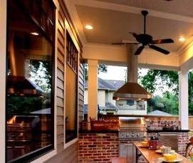 Пристроенный сруб - вариант 1