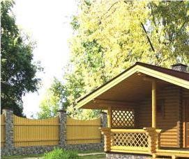 Пристроенный сруб - вариант 2