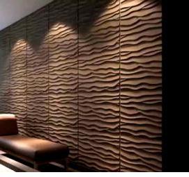 Пробковые стеновые панели для внутренней отделки - модель 3