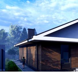 Проектирование индивидуальных жилых домов - модель 1