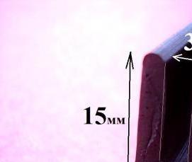 Профиль п образный 2000 мм - вариант 2