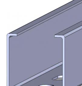 Профиль п образный l400 - вариант 2
