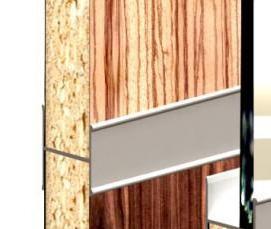 Профиль соединительный н образный - вариант 4