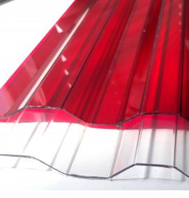 Профилированный поликарбонат для крыши - тип 1