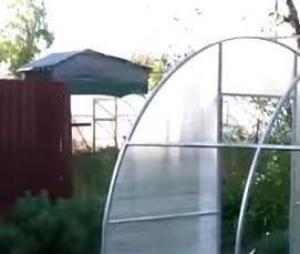 Профильные теплицы из поликарбоната - тип 2