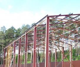 Производство быстровозводимые металлоконструкции - модель 2
